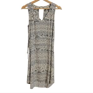 Margaret O'Leary Blue White Patterned Dress